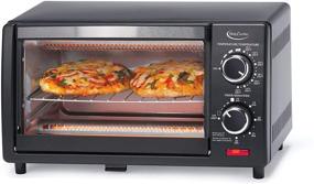 img 4 attached to Efficient and Stylish: 🔥 Betty Crocker BC-1664CB Toaster Oven, Black