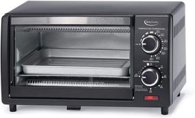 img 2 attached to Efficient and Stylish: 🔥 Betty Crocker BC-1664CB Toaster Oven, Black