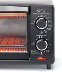 img 3 attached to Efficient and Stylish: 🔥 Betty Crocker BC-1664CB Toaster Oven, Black