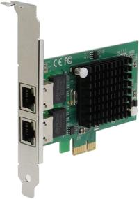 img 2 attached to Седна - Адаптер сервера Ethernet PCIe X1 Dual 10/100/1000 Гбит/с (чипсет Intel 82575EB) | В комплекте низкопрофильный кронштейн