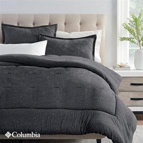 img 3 attached to 🛏️ Columbia Cooling Soft Comfort 3 Piece Bedding Set - King Size Gray, with Temperature Regulating Technology, Omni-Wick Moisture Wicking, and Value Bundle Including 1 Comforter & 2 King Size Pillow Shams