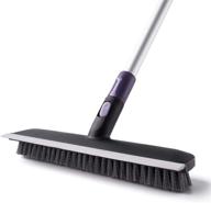 🧹 versatile akoma push broom: effortless tile floor cleaning with water remove squeegee and extendable long handle - ideal for bathroom and kitchen logo
