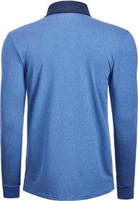 img 3 attached to TAPULCO Contrast Advantage Performance Athletic Men's Clothing in Shirts