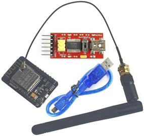 img 4 attached to 📷 Stemedu ESP32-CAM Серийный до Wi-Fi 5V Bluetooth плата с FT232RL FTDI USB к TTL Серийный Преобразователь Программатор Модуль и 2.4ГГц Антенна для Arduino: Камера всё-в-одном модуле Solution