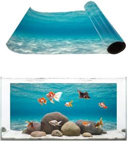 img 4 attached to XHome Backgrounds Background Wallpaper Decoration Fish & Aquatic Pets