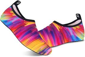 img 2 attached to 🧦 Quick-Dry Aqua Yoga Socks: Mens Womens Water Shoes for Surf Swim Water Sport