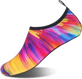 img 4 attached to 🧦 Quick-Dry Aqua Yoga Socks: Mens Womens Water Shoes for Surf Swim Water Sport