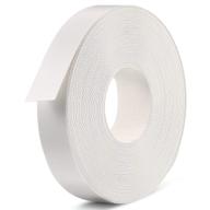 🌟 white melamine edgebanding tape - flexible veneer roll with hot melt adhesive (1 piece, 3/4 inch x 50 feet) logo