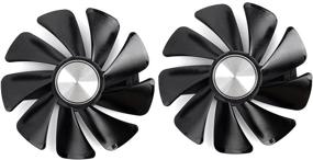 img 4 attached to 🖥️ Black GPU Fan Replacement Kit (2pcs) for Sapphire Nitro+ RX 580-570-480-470 590 Pulse Graphics Card by inRobert