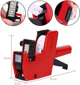 img 3 attached to 🏷️ Efficient Clothing Stickers Expiration Stamp Gun for Retail Store Fixtures & Equipment