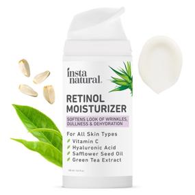 img 4 attached to 🌙 InstaNatural Retinol Night Face Cream - Anti Aging Moisturizer for Face & Neck - Reduce Wrinkles, Dark Circles, Fine Lines - Vitamin C Hyaluronic Acid Complex - 3.4 oz