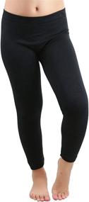 img 4 attached to 👖 ToBeInStyle Girls' Full-Length Seamless Polyester Leggings - Clothing