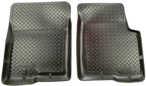 img 1 attached to Husky Liners Classic Style Front Floor Mats - Fits 1998-08 Subaru Forester, Black (34061)