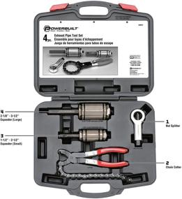 img 2 attached to Powerbuilt 648612 42-Piece 4pc. Exhaust Tool Set Kit