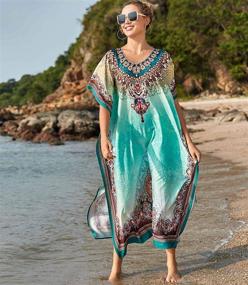 img 1 attached to 👗 RanRui Caftan Dresses: Discover the Perfect Kaftan for Women's Summer Clothing