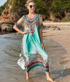 img 2 attached to 👗 RanRui Caftan Dresses: Discover the Perfect Kaftan for Women's Summer Clothing