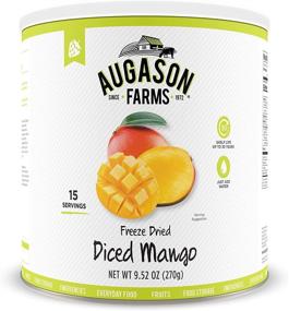 img 4 attached to 🥭 Freeze Dried Diced Mango - Augason Farms 9.52 oz No. 10 Can