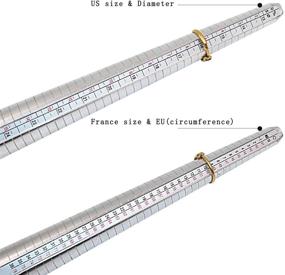 img 2 attached to 📏 Yasumai Ring Mandrel Sizer Tool: Measure, Size & Craft Jewelry with Precision using Metal Mandrel, Finger Sizing Stick, and 27 Pcs Circle Models! Includes Jewelry Sizer Tool and Rubber Jewelers Hammer