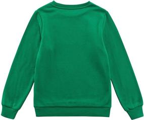 img 1 attached to 👕 UNACOO Brushed Fleece Crewneck Sweatshirts: Premium Boys' Clothing for Comfort & Style