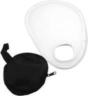 foldable camera flash diffuser: say goodbye to harsh light and shadows! easy installation with storage bag included logo