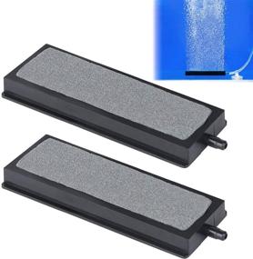 img 4 attached to 🐠 Pawfly 4 Inch Air Stone Bar Micro Bubble Diffuser - Aquarium Fish Tank Pump, 2 Pack