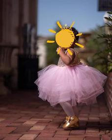 img 3 attached to 👗 Stylish AGQT Sequins Tutu Dress: Sleeveless Princess Birthday Dress for Baby Girls (Size 3M-4T)