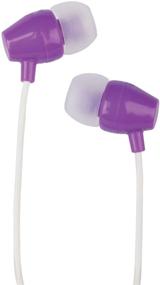 img 1 attached to 🔉 Фиолетовые наушники в ухе Purple RCA HP159PL с шумоизоляцией со звуком 10 мм наушников Неодимовые драйверы - улучшенный звуковой опыт!