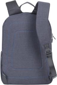 img 1 attached to 💻 Rivacase 7560: Slim, Light & Water-Resistant Grey Laptop Backpack for 15.6 Inch Devices