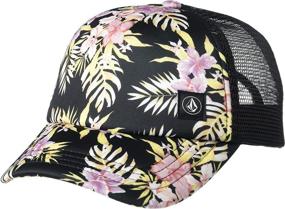 img 3 attached to 🧢 Стильная и удобная: Шляпа Volcom Women's Into Paradise Trucker Foam Snapback - идеальна для любого приключения!