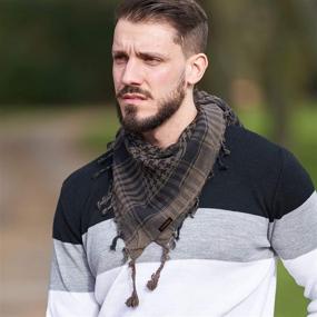 img 2 attached to 🧣 Tactical Desert Scarf Shemagh by Lovarzi - Premium Men's Accessories and Scarves