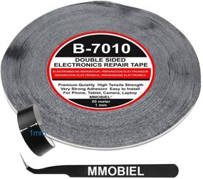 img 3 attached to 📱 MMOBIEL 1mm Thick Double Sided Adhesive Tape - 50m Long Roll (Black) for Smartphone Tablet Repair