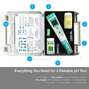 img 3 attached to 📈 APERA INSTRUMENTS AI209 Value Series PH20 Waterproof pH Tester Kit - Accurate to ±0.1 pH