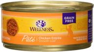 🐱 wellpet wellness super5mix canned cat food with chicken, 1 count, one size logo