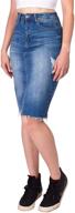 fashionmille casual distress washed skirt fws1116 medium s women's clothing logo