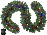 eyoube christmas garland decorations colorful logo