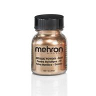 glamorous mehron makeup metallic powder (1 oz) (gold) – shimmer in style! logo
