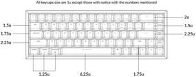 img 1 attached to ⌨️ Keychron K6: Компактная 68-клавишная беспроводная игровая механическая клавиатура с белой подсветкой LED, функцией нажатия одновременно всех клавиш (N-Key Rollover) и оптическими переключателями красного цвета - совместима с Mac и Windows