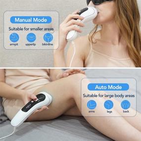 img 2 attached to 🔥 AOHEKANG At-Home IPL Laser Hair Removal Device ICE - Permanent & Painless Hair Remover for Women - Upgraded 999,999 Flashes - Effective for Facial, Armpits, Bikini & Legs