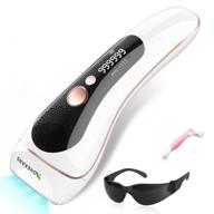 🔥 aohekang at-home ipl laser hair removal device ice - permanent & painless hair remover for women - upgraded 999,999 flashes - effective for facial, armpits, bikini & legs logo
