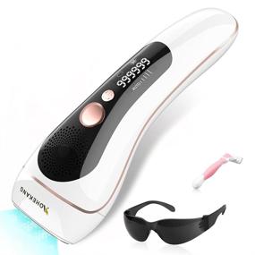 img 4 attached to 🔥 AOHEKANG At-Home IPL Laser Hair Removal Device ICE - Permanent & Painless Hair Remover for Women - Upgraded 999,999 Flashes - Effective for Facial, Armpits, Bikini & Legs