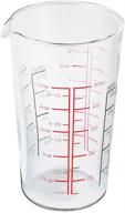 hario heatproof glass measuring cup (500ml) - clear, durable, and accurate measurement tool logo