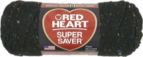 img 4 attached to 😍 Vibrant Black: Red Heart Super Saver Yarn for Craft Enthusiasts