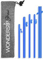 wondersip one click reusable drinking straw household supplies for paper & plastic logo