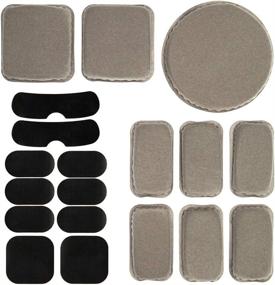 img 4 attached to PAXLamb Universal Airsoft Helmet Pads: 19pcs Tactical Replacement Foam Set for Fast Mich CS ACH FMA USMC PASGT Helmets - Ideal Bike & Motorcycle Accessories