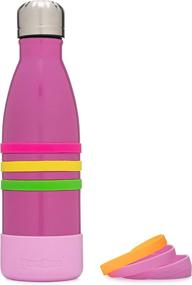 img 2 attached to 🍼 Yumbox Aqua Stainless Steel Water Bottle: Triple Insulated, 14oz / 420ml (Pacific Pink)