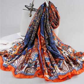 img 3 attached to 🧣 ZDMHSH Fashion Scarves: Stylish & Protective Women's Accessories for Sunscreen & Light Sun Protection in Scarves & Wraps