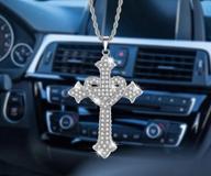 rearview interior accessories women，jesus double sided logo