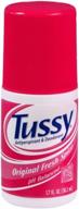 🌬️ tussy anti-perspirant deodorant roll-on original, fresh spice 1.70 oz (pack of 10) - long-lasting sweat protection with a captivating scent! logo