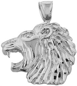 img 1 attached to Sterling Silver Zodiac Roaring Pendant