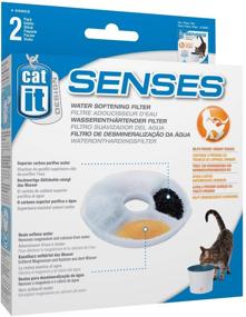 img 2 attached to 🐱 Catit Design Senses Replacement Water Filtering Cartridge - 2-Pack (Bulk 12-Pack)